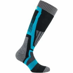 Les meilleures critiques de 🌟 Chaussettes De Ski THYO MI BAS MASTER 4 NOIR / TURQUOISE 22 Bleu / Gris / Noir 👍