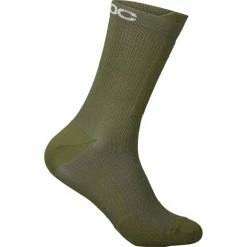 Grosses soldes ✨ Chaussettes Vélo POC LITHE MTB SOCK MID EPIDOTE GREEN 22 Vert ✨