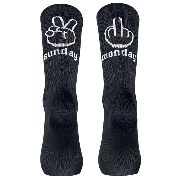 De gros ⭐ Chaussettes Vélo NORTHWAVE SUNDAY MONDAY SOCK BLACK 22 Noir / Blanc 👏 3 De gros ⭐ Chaussettes Vélo NORTHWAVE SUNDAY MONDAY SOCK BLACK 22 Noir / Blanc 👏