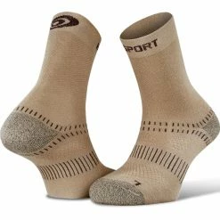 Meilleur prix 🔥 Chaussettes Randonnée BV SPORT DOUBLE EVO BEIGE 22 Beige 🥰