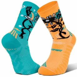 Les meilleures critiques de 🧨 Chaussettes Trail Running BV SPORT RUN MARATHON NHOBI SAMBA ORANGE 22  Bleu / Orange 💯