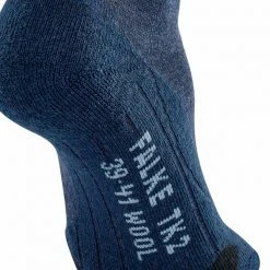 Coupon 😉 Chaussettes Randonnée FALKE TK2 WOOL 👖 JEANS 22 Bleu / Noir ❤️ -Chaussettes sport Soldes 9 106557 tk2 wool jeans 16394 6670 04