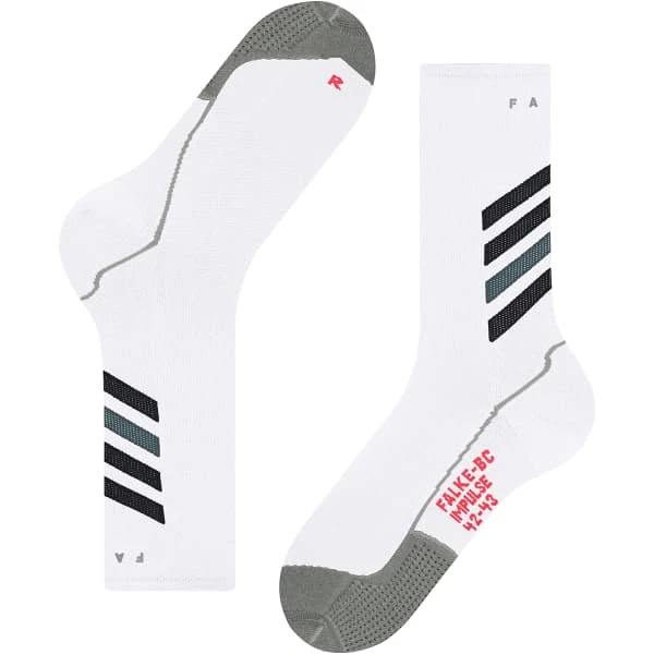 Meilleur prix 😉 Chaussettes Vélo FALKE BC IMPULSE VELOCITY 22 Blanc / Gris / Noir 👏 8 Meilleur prix 😉 Chaussettes Vélo FALKE BC IMPULSE VELOCITY 22 Blanc / Gris / Noir 👏 – Image 6