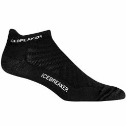 Top 10 😀 Chaussettes Trail Running ICEBREAKER M RUN+ ULTRALIGHT MICRO BLACK/SNOW 22 Noir 😉