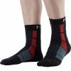 Vente flash ⌛ Chaussettes Randonnée MONNET MID AIR BLACK RED 22 Noir / Rouge 😉 -Chaussettes sport Soldes 9 106972 middle air black red mdair2 203 01