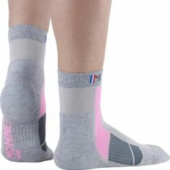 Tout neuf 😍 Chaussettes Randonnée MONNET MID AIR GREY PINK 22 Gris / Rose 😉 -Chaussettes sport Soldes 9 106974 middle air grey pink mdair2 1620 04