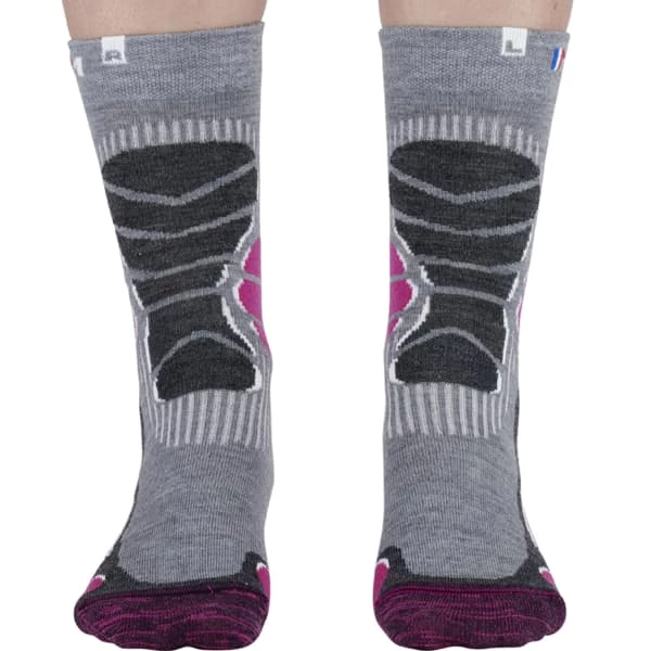 Remise ❤️ Chaussettes Randonnée MONNET MID EXTRA LIGHT PINK 22 Gris / Rose 😍 4 Remise ❤️ Chaussettes Randonnée MONNET MID EXTRA LIGHT PINK 22 Gris / Rose 😍 – Image 2