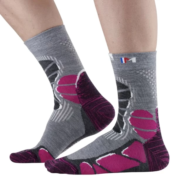 Remise ❤️ Chaussettes Randonnée MONNET MID EXTRA LIGHT PINK 22 Gris / Rose 😍 5 Remise ❤️ Chaussettes Randonnée MONNET MID EXTRA LIGHT PINK 22 Gris / Rose 😍 – Image 3