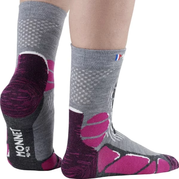 Remise ❤️ Chaussettes Randonnée MONNET MID EXTRA LIGHT PINK 22 Gris / Rose 😍 6 Remise ❤️ Chaussettes Randonnée MONNET MID EXTRA LIGHT PINK 22 Gris / Rose 😍 – Image 4