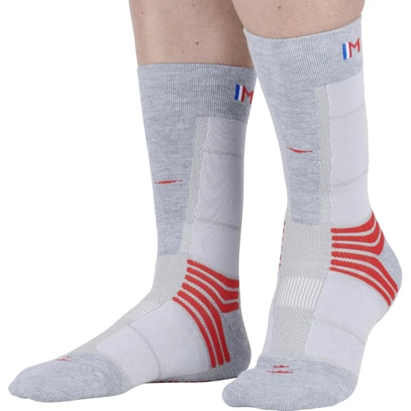 Promo 😍 Chaussettes Randonnée MONNET TREK AIR GREY RED 22 Gris / Rouge 😍 3 Promo 😍 Chaussettes Randonnée MONNET TREK AIR GREY RED 22 Gris / Rouge 😍