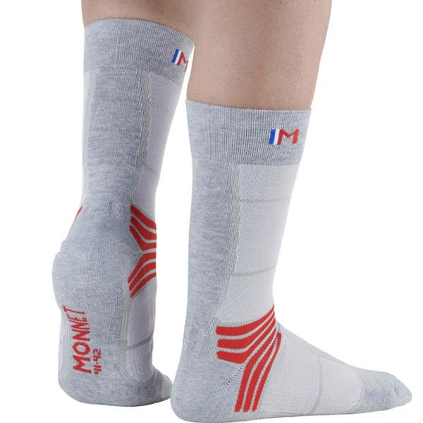 Promo 😍 Chaussettes Randonnée MONNET TREK AIR GREY RED 22 Gris / Rouge 😍 6 Promo 😍 Chaussettes Randonnée MONNET TREK AIR GREY RED 22 Gris / Rouge 😍 – Image 4