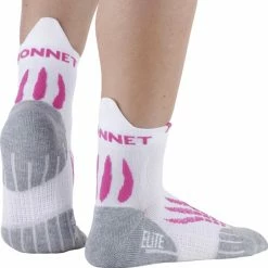 Meilleure vente 🥰 Chaussettes Trail Running MONNET RUN ELITE WHITE PINK 22 Blanc / Rose / Gris 🤩 -Chaussettes sport Soldes 9 107002 run elite white pink runelite 120 04