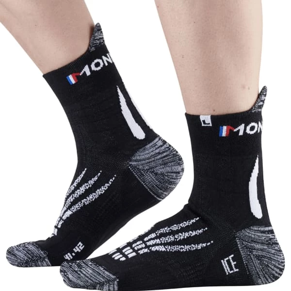 Coupon 🌟 Chaussettes Trail Running MONNET TRAIL RUN ICE BLACK WHITE 22 Noir / Blanc 🎉 5 Coupon 🌟 Chaussettes Trail Running MONNET TRAIL RUN ICE BLACK WHITE 22 Noir / Blanc 🎉 – Image 3