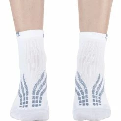 Tout neuf ✔️ Chaussettes Trail Running MONNET RUN X-LIGHT WHITE GREY 22 Blanc / Gris 👏 -Chaussettes sport Soldes 9 107008 run x light white grey runxl 116 04