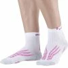 Meilleur prix ✨ Chaussettes Trail Running MONNET RUN X-LIGHT WHITE PINK 22 Blanc / Rose 🧨 -Chaussettes sport Soldes 9 107010 run x light white pink runxl 120 01