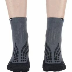 Meilleure affaire 🔥 Chaussettes Trail Running MONNET RUN X-LIGHT GREY BLACK 22 Gris / Noir 🔔 -Chaussettes sport Soldes 9 107011 run x light grey black runxl 1602 04