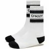 Tout neuf ✔️ Chaussettes Vélo OAKLEY B1B ICON 🧦 SOCKS WHITE 22 Blanc / Noir ✔️ -Chaussettes sport Soldes 9 107206 b1b icon socks white fos900353 100 01