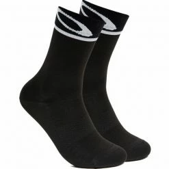 Vente flash 😉 Chaussettes Vélo OAKLEY CADENCE 🧦 SOCKS BLACKOUT 22 Noir ✔️
