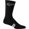 Meilleure vente 😉 Chaussettes Vélo FOX 8" RANGER SOCK BLK 22 Noir / Blanc 👍 -Chaussettes sport Soldes 9 108188 8 ranger sock blk 29333 001 01
