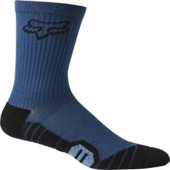Sortie 😍 Chaussettes Vélo FOX 6" RANGER CUSHION SOCK DRK INDO 22 Bleu / Noir 💯