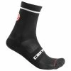 Promo ✨ Chaussettes Vélo CASTELLI ENTRATA 13 SOCK BLACK 22 Noir / Blanc / Rouge ✨ -Chaussettes sport Soldes 9 108373 entrata 13 noir 4520043 010 01
