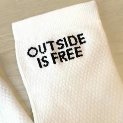 Promo 👍 Chaussettes Vélo MATCHY CYCLING SOCK WHITE 22 Blanc 🔥 -Chaussettes sport Soldes 9 109529 sock white sock w 04