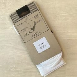 Promo 👍 Chaussettes Vélo MATCHY CYCLING SOCK WHITE 22 Blanc 🔥 -Chaussettes sport Soldes 9 109529 sock white sock w 06