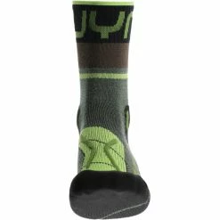 Budget 🔥 Chaussettes Randonnée UYN MAN TREKKING ONE MERINO 🧦 SOCKS GREEN/ACID GREEN 23 Vert / Marron 😉