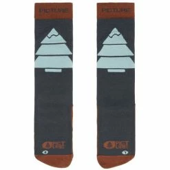 De gros 😀 Chaussettes De Ski PICTURE WOOLING SKI 🧦 SOCKS CHINA BLUE 23 Bleu / Marron 🔔