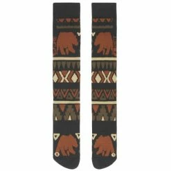 Vente flash 😀 Chaussettes De Ski PICTURE MAGICAL SKI 🧦 SOCKS ORIAL 23 Noir / Marron / Beige ❤️ -Chaussettes sport Soldes 9 112393 magical ski socks orial b231 e 03