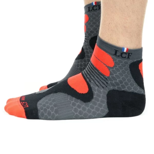 De gros 😀 Chaussettes Trail Running LA CHAUSSETTE DE FRANCE NEPAL GREY RED 22 Gris / Rouge / Noir 🌟 4 De gros 😀 Chaussettes Trail Running LA CHAUSSETTE DE FRANCE NEPAL GREY RED 22 Gris / Rouge / Noir 🌟 – Image 2