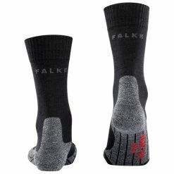 Coupon 🎁 Chaussettes Randonnée FALKE TK2 BLACK-MIX 23 Gris / Noir 😍 -Chaussettes sport Soldes 9 114635 tk2 black mix 16474 3010 03