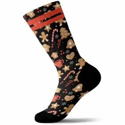 Tout neuf 💯 Chaussettes Vélo PULLIN LONG GINGER BREAD 22 Noir / Rouge ✨