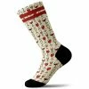 Vente flash ✨ Chaussettes Vélo PULLIN LONG VINO 22 Rouge / Beige / Blanc 😍 -Chaussettes sport Soldes 9 116205 long vino so longvino 01