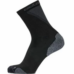 Top 10 🤩 Chaussettes Trail Running ODLO 🧦 SOCKS CERAMICOOL BLACK 23 Noir ❤️