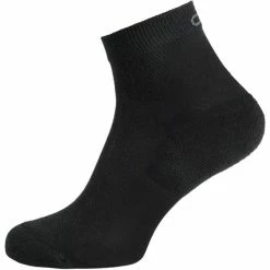 Bon marché 🛒 Chaussettes Trail Running ODLO 🧦 SOCKS QUARTER ACTIVE 2 PACK BLACK 23 Noir ✨