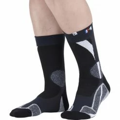 Vente flash 😍 Chaussettes Randonnée MONNET TREK EXPERT BLANC 22 Noir ⭐
