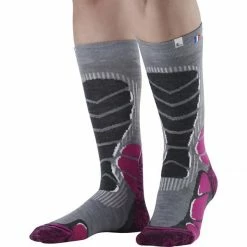 Meilleure affaire 💯 Chaussettes Randonnée MONNET TREK EXTRA LIGHT ROSE 22 Gris / Rose 😉
