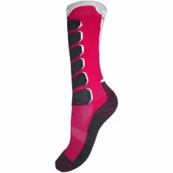 Vente flash ⭐ Chaussettes De Ski MONNET SNOW PARK JR ROSE 23 Rose / Gris ✨