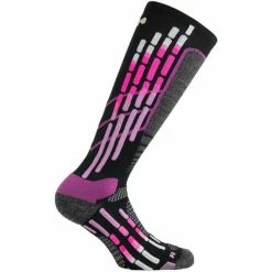 Nouveau 🥰 Chaussettes De Ski THYO PODY AIR ORIGINAL NOIR/ROSE 23 Noir / Rose 😍