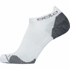Acheter 🥰 Chaussettes Randonnée ODLO CHAUSSETTES BASSES CERAMICOOL WHITE 23 Gris / Blanc 🌟