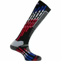 Sortie 🌟 Chaussettes De Ski THYO PODY AIR ORIGINAL NOIR/TRICOLOR 23 Noir / Bleu / Rouge 🎁