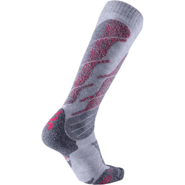 Offres 🔔 Chaussettes De Ski UYN LADY SKI ALL MOUNTAIN 🧦 SOCKS LIGHT GREY MELANGE/CORAL 23 Gris / Rose 😉 4 Offres 🔔 Chaussettes De Ski UYN LADY SKI ALL MOUNTAIN 🧦 SOCKS LIGHT GREY MELANGE/CORAL 23 Gris / Rose 😉 – Image 2