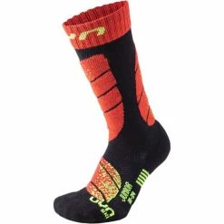 Offres đ Chaussettes De Ski UYN JUNIOR SKI đ§Š SOCKS BLACK/RED 23 Rouge / Noir / Jaune đ„