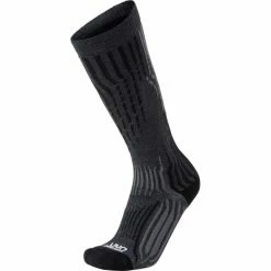 Grosses soldes 🔥 Chaussettes De Ski UYN MAN SKI CASHMERE 🧦 SOCKS GREY ROCK/BLACK 23 Noir / Gris 🛒