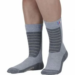 Tout neuf 🔥 Chaussettes Randonnée MONNET TREK PERF BEIGE 22 Gris ✔️