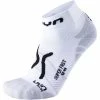 Offres 🎁 Chaussettes Trail Running UYN MAN RUN SUPER FAST 🧦 SOCKS WHITE/BLACK 22 Blanc / Noir / Gris ✔️ -Chaussettes sport Soldes 9 73583 man run super fast socks white black s100065 w030 01
