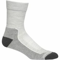 Grosses soldes 😉 Chaussettes Randonnée ICEBREAKER W HIKE+ LIGHT CREW BLIZZARD HEATHER 22 Gris 👍