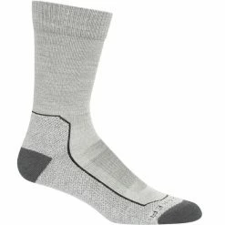 Coupon 😉 Chaussettes Randonnée ICEBREAKER M HIKE+ LIGHT CREW BLIZZARD HEATHER 22 Gris 🎉