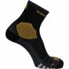 Top 10 🔥 Chaussettes Trail Running SALOMON NSO LONG RUN BLACK/GOLD 22 Noir ❤️